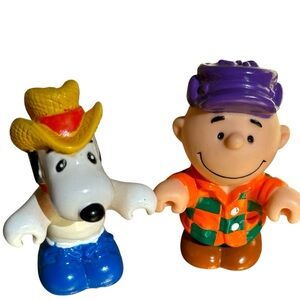 Peanuts Character Toy Set - White, Blue, Purple